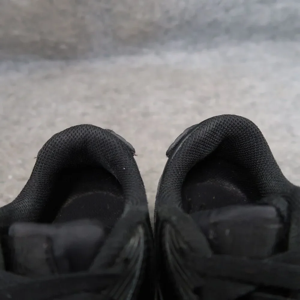 Nike Shoes Kids 2 Sneaker Air Max 90 Black Leather Lace Up Athletic Sport Active